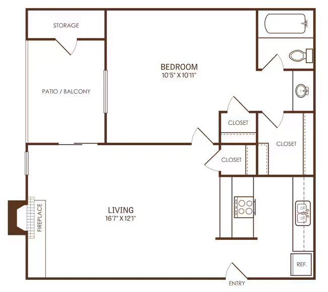 Unit 20814 20814 floor plan